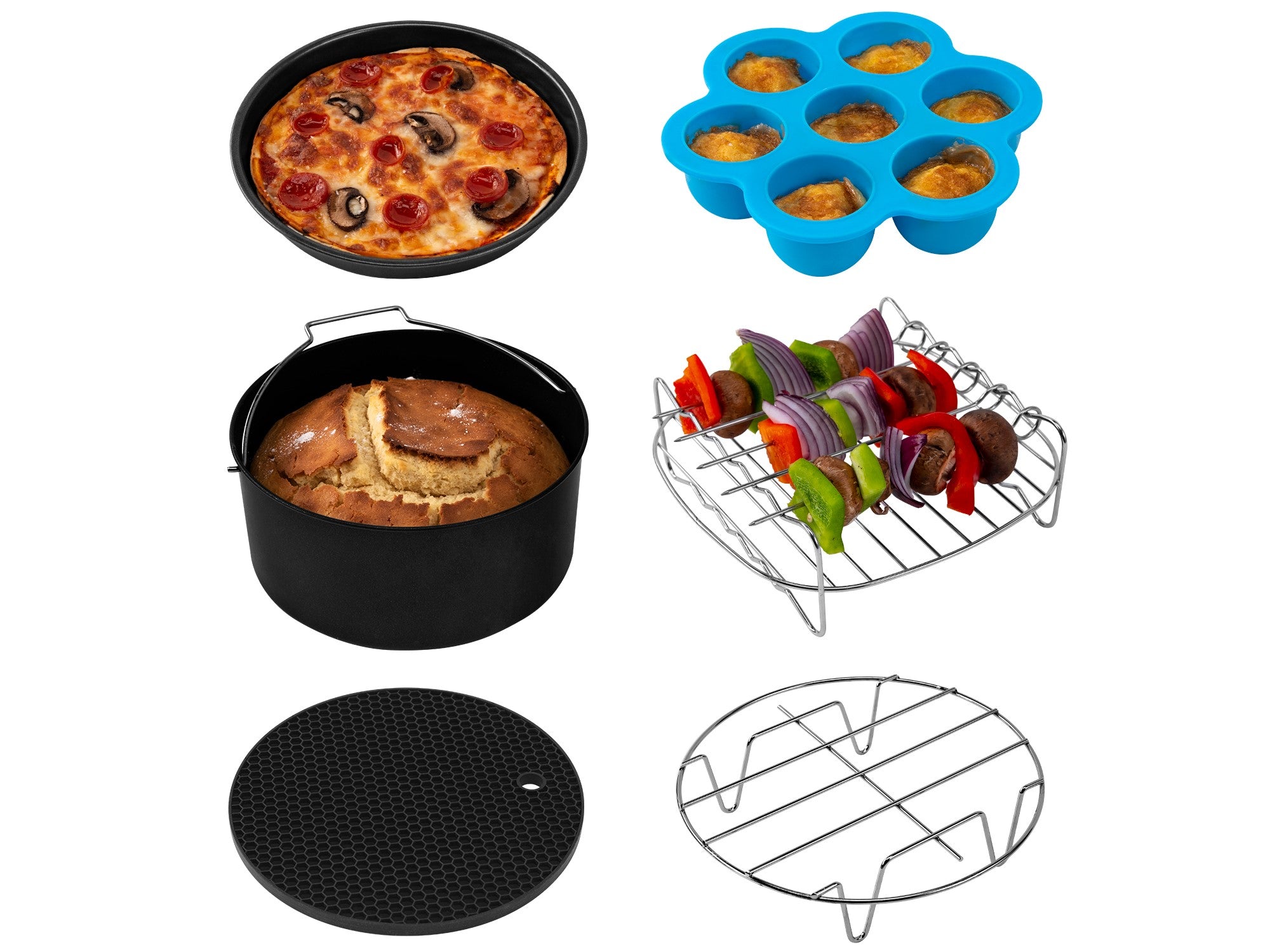 Tillbehörssett 2 till Cosori Airfryer 5.5 Liter