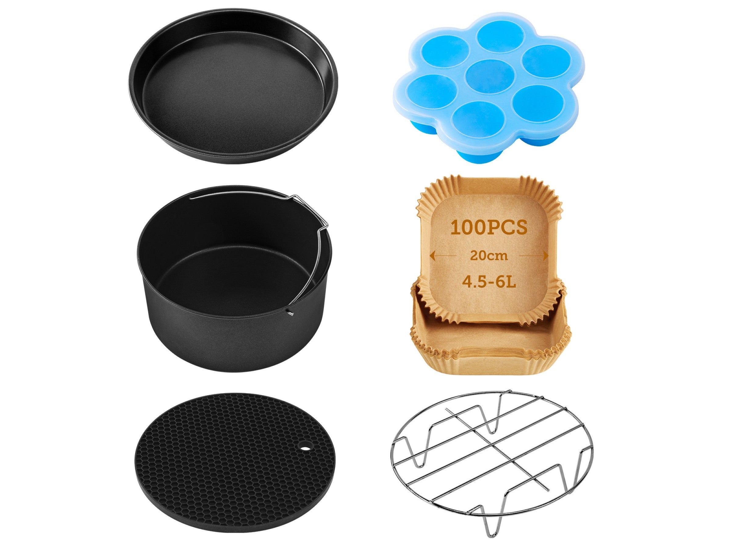 Tillbehörssett till Cosori Airfryer 5.5 Liter