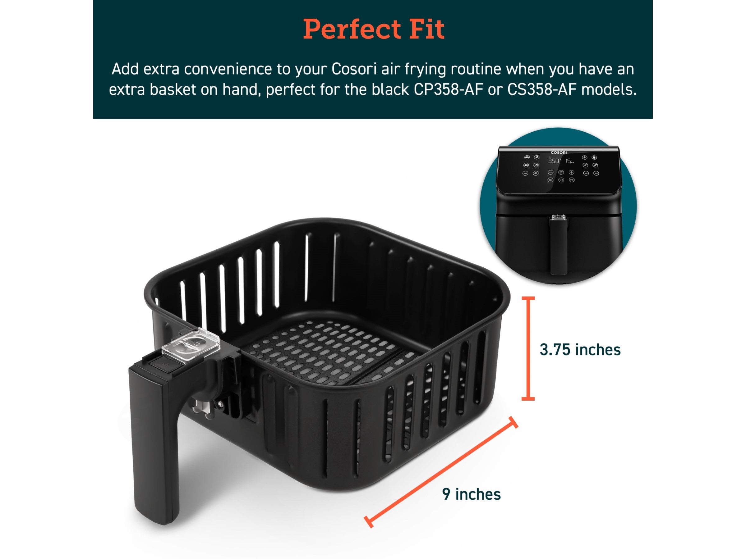 Korg för Cosori Premium 5,5-liters Airfryer