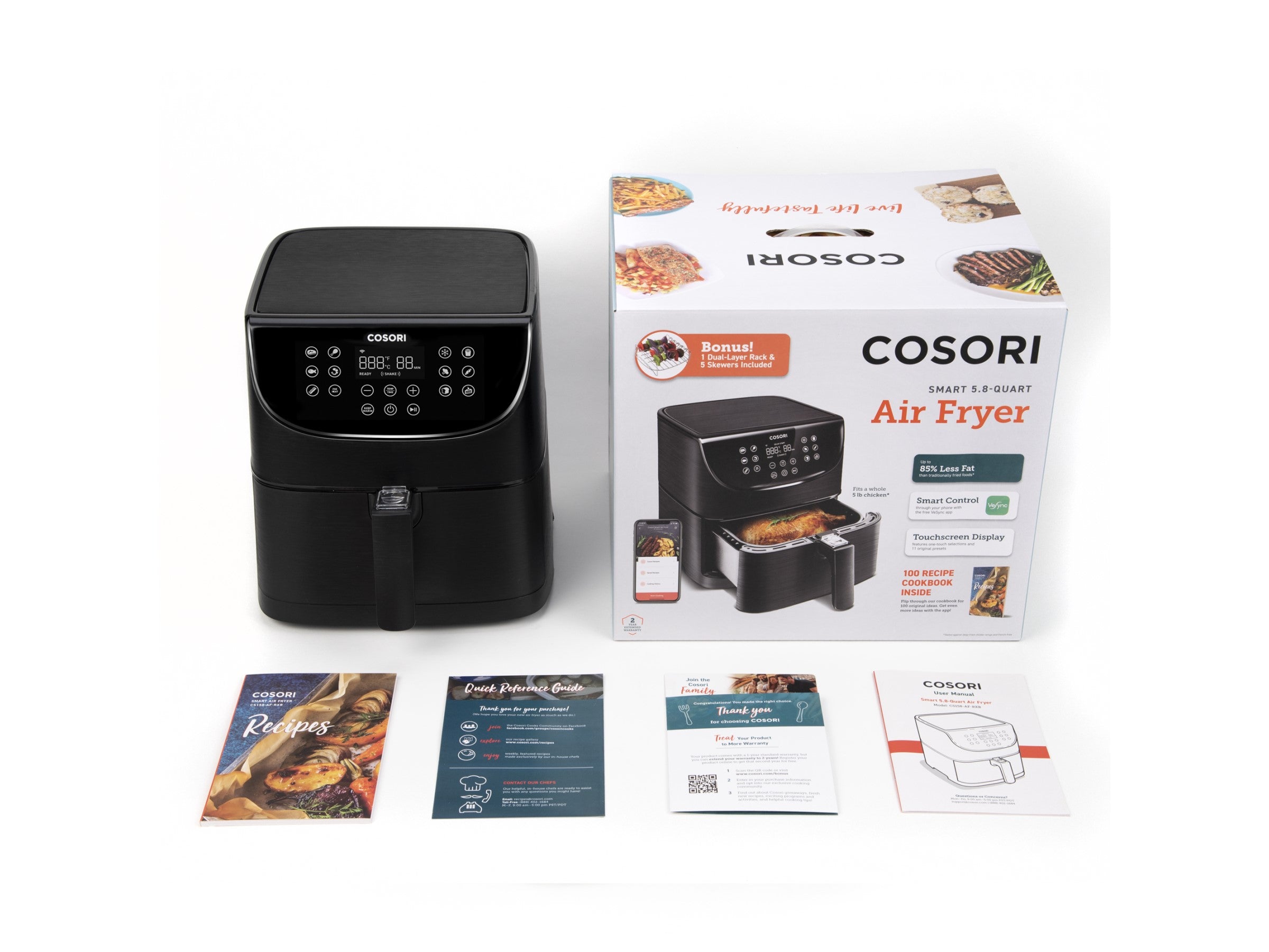 Cosori Premium Smart 5.5-Liter Airfryer