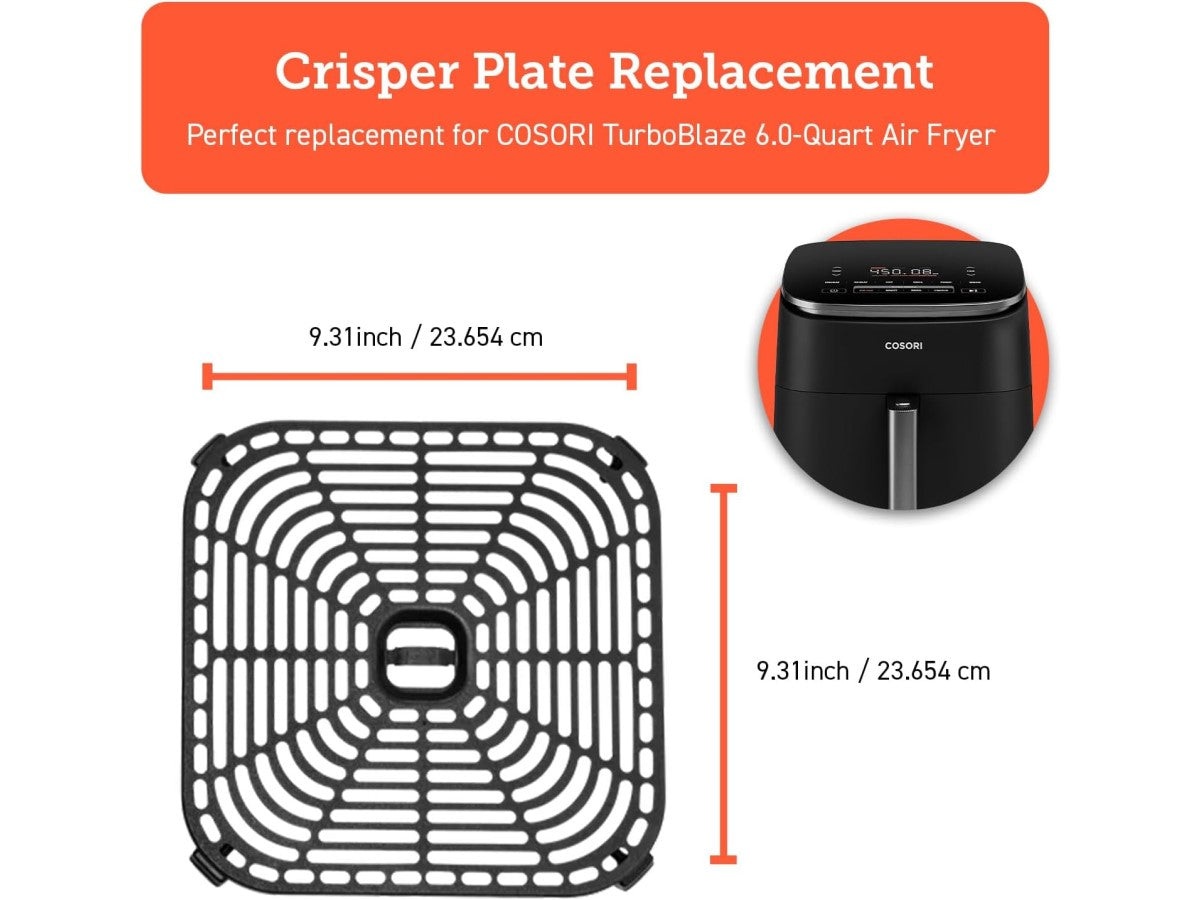 Crisper Plate för Cosori Turbo Blaze 6,0-liters Airfryer